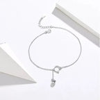 Elegant 925 Sterling Silver Bell And Cat Anklet For Women Sct003 Anklets