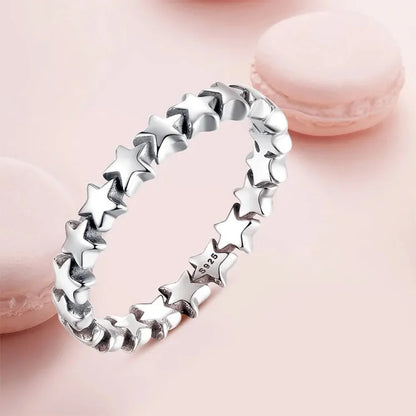 925 Sterling Silver Star Ring - Elegant Wedding jewellery for Women - Rings