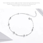 Minimalist Round Beads Anklet Sterling Silver Chain Bracelet For Leg Female Foot Jewelry Women Sct005 Anklets