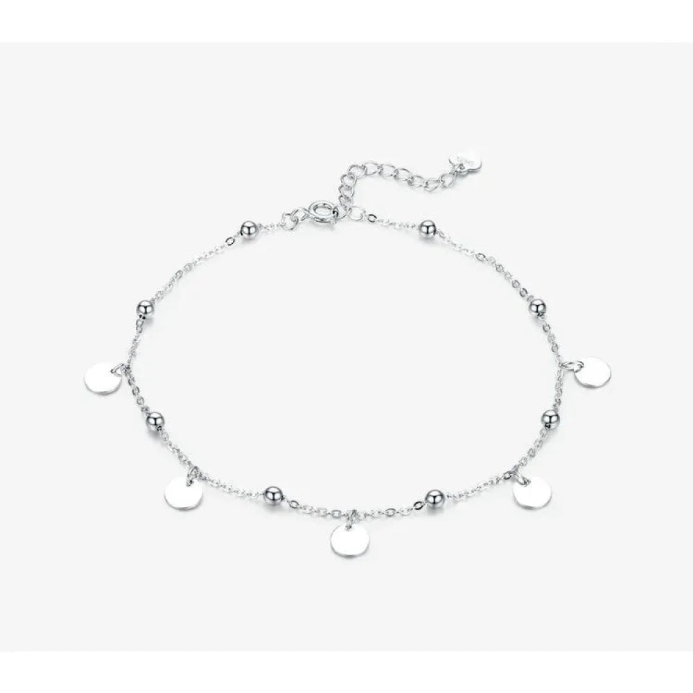 925 Sterling Silver Geometric Minimalist Anklets - Elevate Your Summer Style with SCT011