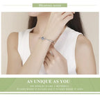 925 Sterling Silver Snake Chain Bangle & Bracelet Pave Setting Cz For Women Pendant Charm Bead Diy Luxury Jewelry