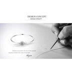 925 Sterling Silver Snake Chain Bangle & Bracelet Pave Setting Cz For Women Pendant Charm Bead Diy Luxury Jewelry