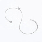 Simple Star Silver Anklet | 925 Sterling Bracelet For Women | Fashion Foot Jewelry Sct009 Anklets
