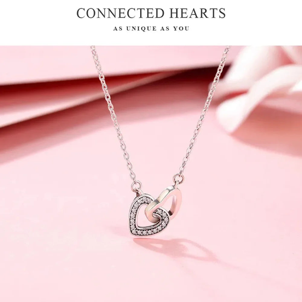 925 Sterling Silver Heart Pendant Necklace - Perfect Valentine’s Day Gift - Necklaces
