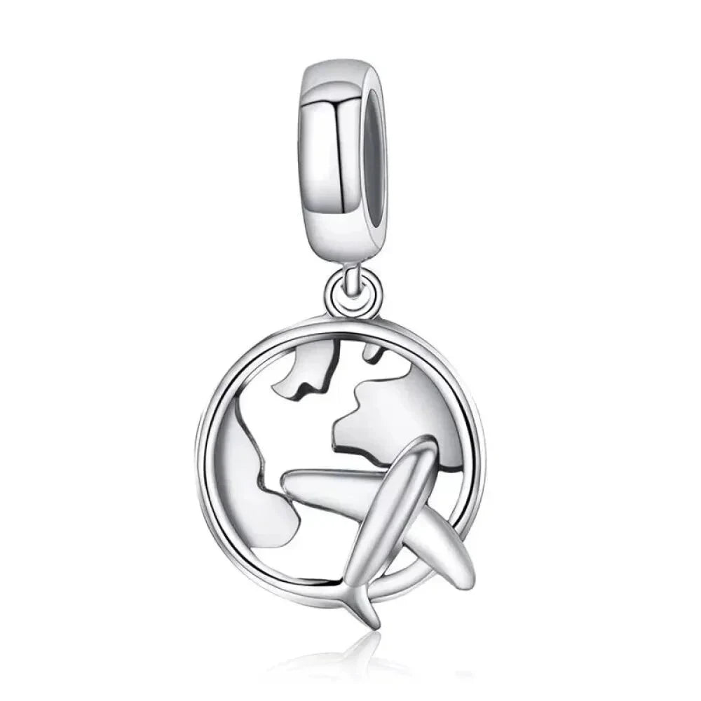 Dazzle in Elegance with 925 Sterling Silver CZ Beads for Bracelets & Bangles - Scc242 - Charms