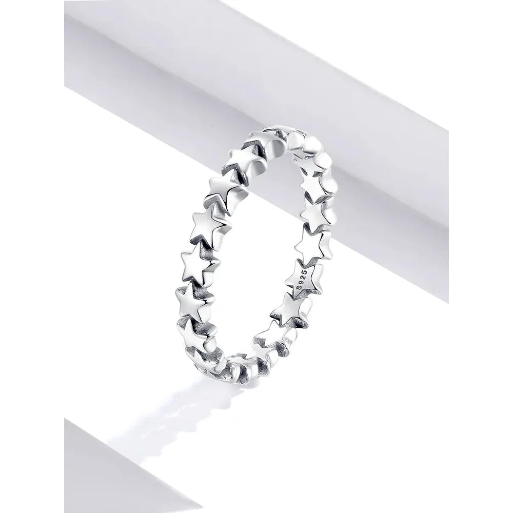 925 Sterling Silver Star Ring - Elegant Wedding jewellery for Women - Rings