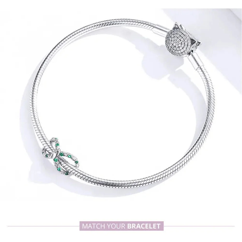 925 Sterling Silver Clear 5A Crystal Collection Family Heart Cross Charm Beads for Bracelet & Necklace Pendant - Charms