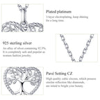 Heart of Nature Sterling Silver Tree Life Pendant Necklace Necklaces