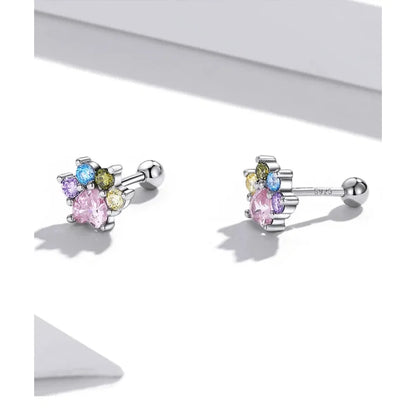 925 Sterling Silver Star and Butterfly Stud Earrings - Delicate Fine jewellery