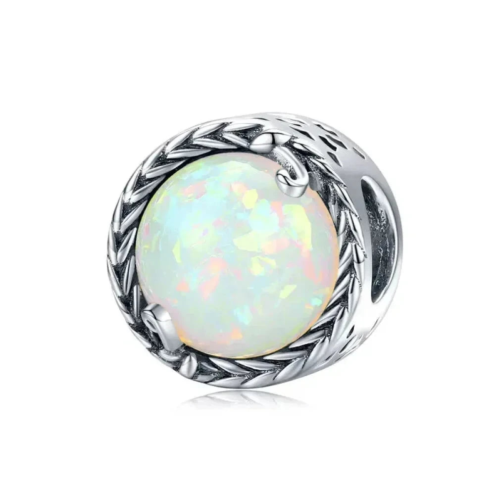 Dazzle in Elegance with 925 Sterling Silver CZ Beads for Bracelets & Bangles - Scc1576 - Charms