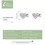 925 Sterling Silver Star And Butterfly Stud Earrings Delicate Fine Jewelry