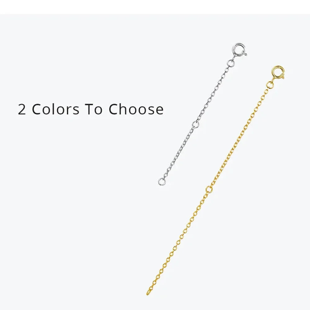 14K Gold Plated 925 Sterling Silver Necklace Extension Chains with Lobster Clasps for DIY jewellery Making - Necklaces