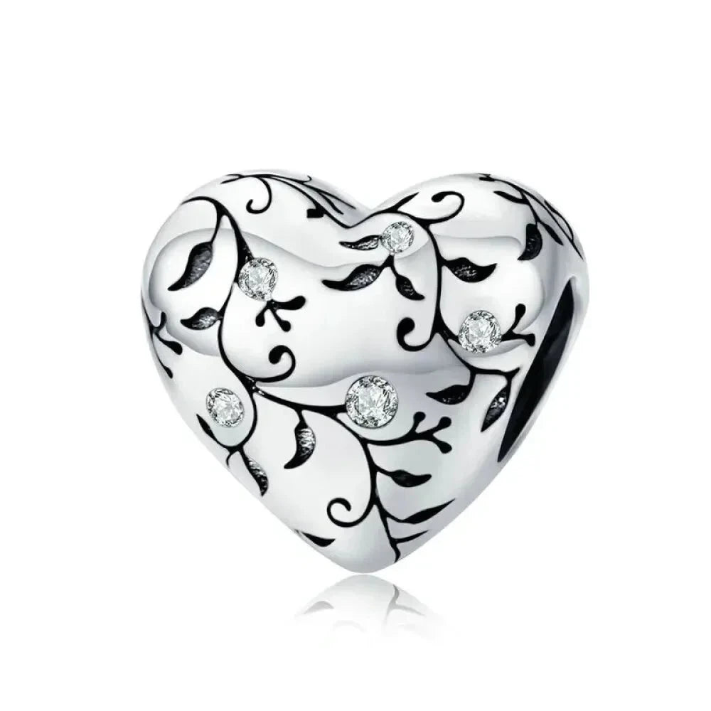 Dazzle in Elegance with 925 Sterling Silver CZ Beads for Bracelets & Bangles - Scc1323 - Charms