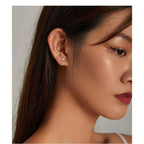 925 Sterling Silver Star And Butterfly Stud Earrings Delicate Fine Jewelry