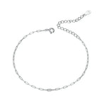 925 Sterling Silver Gold Cable Chain Bracelet | Hollow Link Women’S Fashion Jewelry Scb221 Bracelets