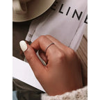 925 Sterling Silver Braided Texture Twisted Eternity Band Stackable Rings Fine Jewelry