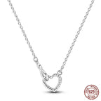 Infinity Love Sterling Silver Heart Pendant Necklace Necklaces