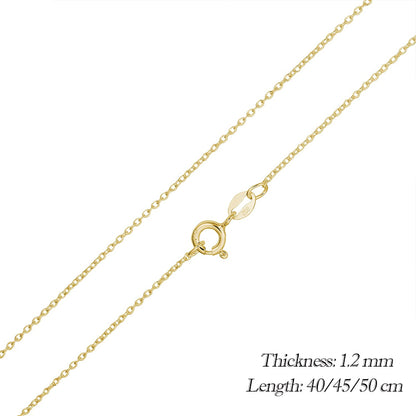 Timeless Elegance: 925 Sterling Silver Adjustable Necklace Chain for Women - Necklaces