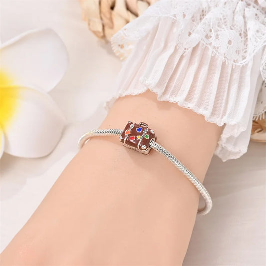 Travel Bug Sterling Silver Charm - Charms