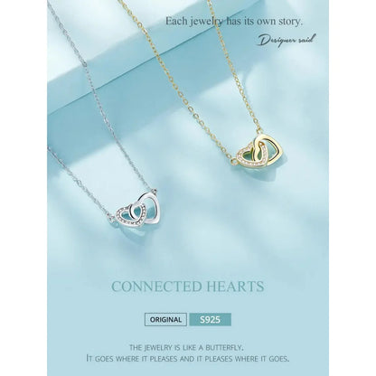925 Sterling Silver Heart Pendant Necklace - Perfect Valentine’s Day Gift - Necklaces
