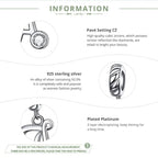 Chic And Timeless 925 Sterling Silver Initial Pendant Necklace | Platinum Plated Vintage Letter A To Z | Women’S Fine