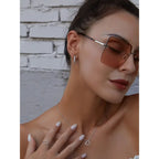 Genuine 925 Sterling Silver The Shape Of Love Chain Necklace For Women Fine Jewelry 18.11’’ Collar Necklaces