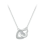 925 Sterling Silver Heart Pendant Necklace Perfect Valentine’S Day Gift Necklaces