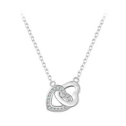 925 Sterling Silver Heart Pendant Necklace - Perfect Valentine’s Day Gift - Necklaces