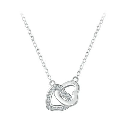 925 Sterling Silver Heart Pendant Necklace - Perfect Valentine’s Day Gift - Necklaces
