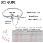 Celtic Snowflake Clasp Sterling Silver Charm Bracelet Bracelets