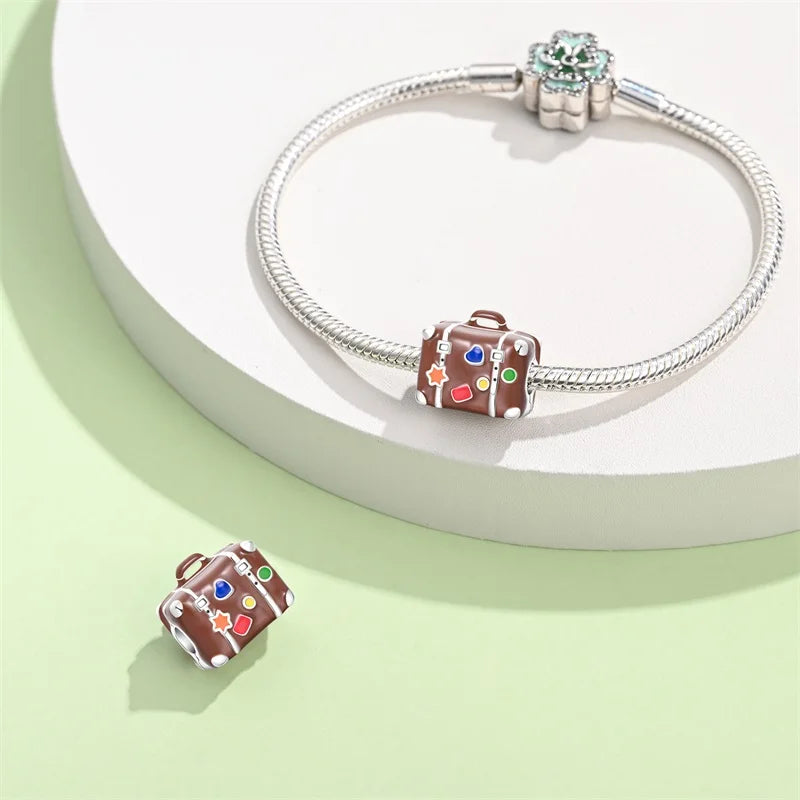 Travel Bug Sterling Silver Charm - Charms