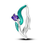 Enchanting Tulip Sterling Silver Ring Rings
