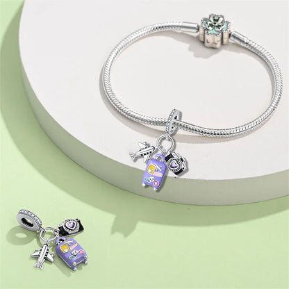 Travel Diary Sterling Silver Charm - Charms