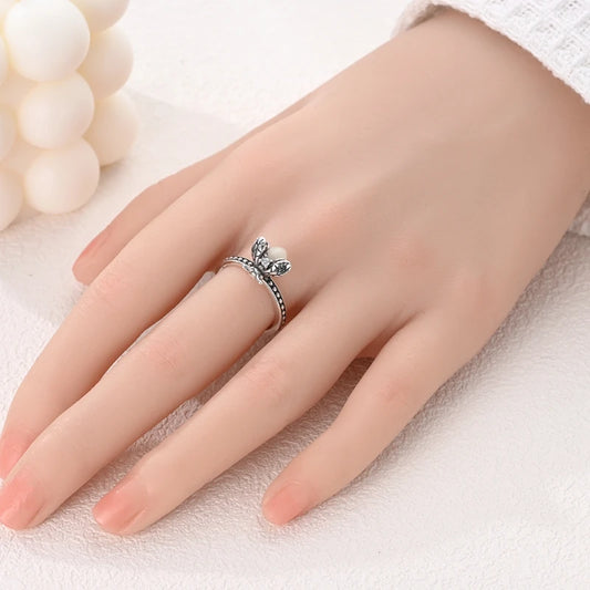 Luminous Firefly Sterling Silver Ring - Rings