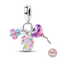 Festive Fun Sterling Silver Birthday Charm Charms