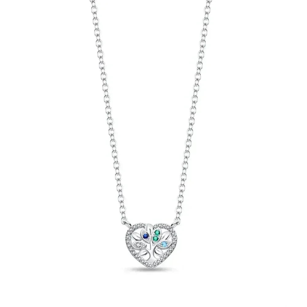 Radiate Timeless Elegance: Round CZ Pendant Necklace (925 Sterling Silver) - Pan003 - Necklaces