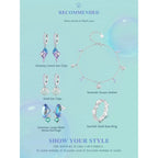 925 Sterling Silver Seastar And Shell Pendant Anklet | Simple Chain Foot Jewelry For Women | Platinum Plated Summer