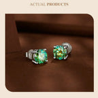 Breathtaking Moissanite Heart Stud Earrings | 925 Sterling Silver