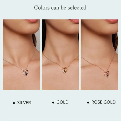 925 Sterling Silver Baby Panda Crystal Necklace | Enamel Cute Animal Charm Chain Link | Women’s Gift - 17.71’’ SCN453