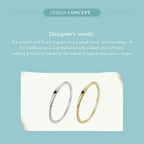 925 Sterling Silver Heart Wedding Band Symbol Of Love Stackable Promise Ring In 2 Colors (Size 5 10) Rings