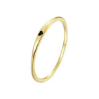 925 Sterling Silver Heart Wedding Band Symbol Of Love Stackable Promise Ring In 2 Colors (Size 5 10) Gold / Rings