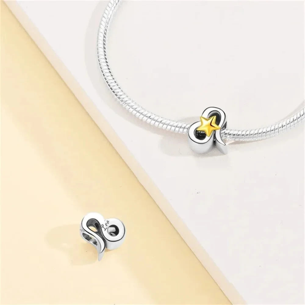 Delicate 925 Silver Zodiac Charm: Personalize Your Bracelet with your Constellation - Charms