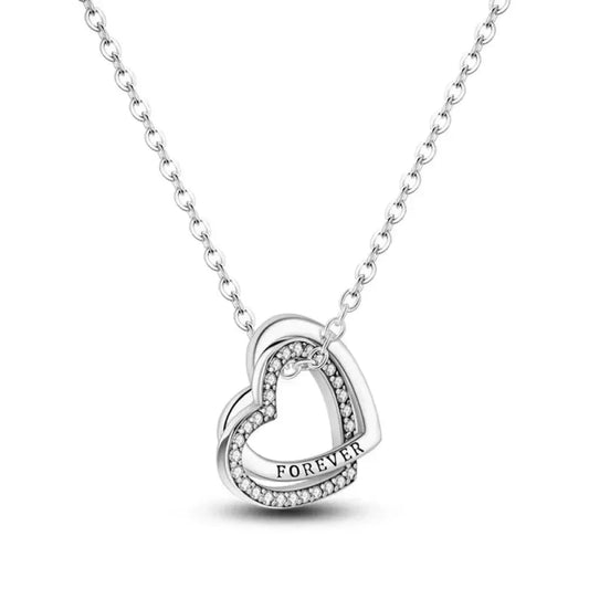 Radiate Timeless Elegance: Round CZ Pendant Necklace (925 Sterling Silver) - Kjn017 - Necklaces