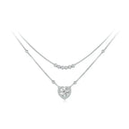 Capture Her Heart With Dazzling Brilliance: 1Ct Moissanite Necklace Necklaces