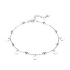 925 Sterling Silver Geometric Minimalist Anklets Elevate Your Summer Style With Sct011