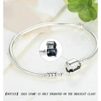 Exquisite 925 Sterling Silver Snake Chain Bangle & Bracelet | Luxury Jewelry 17 22Cm Pas902 Charm Bracelets