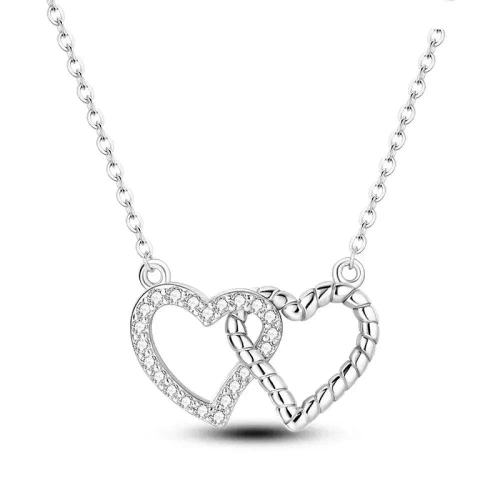 Radiate Timeless Elegance: Round CZ Pendant Necklace (925 Sterling Silver) - Kjn018 - Necklaces