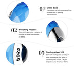 925 Sterling Silver Pink Flower Murano Glass Beads Diy Bracelet Charms For A Festive Touch (Scz001) Bead