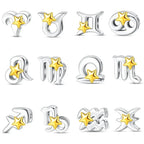 Delicate 925 Silver Zodiac Charm: Personalize Your Bracelet With Constellation Charms