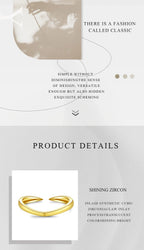 Versatile Sterling Silver Adjustable Ring Rings